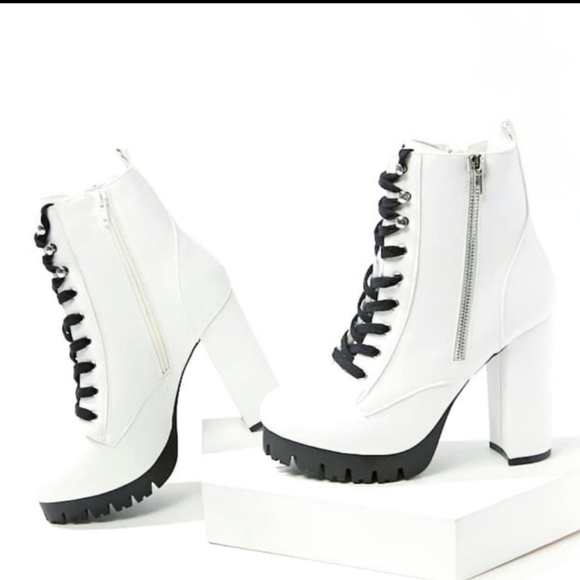 Wild Diva Shoes - Faux Leather Boots